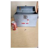 U.S. Mailbox and Metal Lockbox