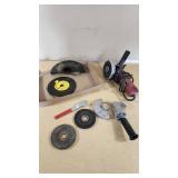 Tool Shop 4 1/2" Angle Grinder with Discs and Accessories