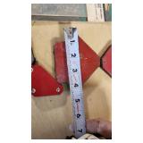 Various Welding Tools and Accessories including Magnetic Holders, Flint Lighter, and Welding Lenses