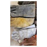 Welding Protective Gear including Helmet, Gloves, and Leather Apron/Jacket