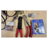 Automotive Tools and Accessories including Chicago Electric Power Inverter, Automotive Timing Light, and Wiring Supplies