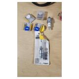 Automotive Tools and Accessories including Chicago Electric Power Inverter, Automotive Timing Light, and Wiring Supplies