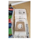Vacuum Cleaner Accessories Lot including 3M Filtrete Hoover Vacuum Bags, Dirt Devil HEPA Filter, Honeywell Bissell Vacuum Bags, and Black+Decker Vacuum Belt