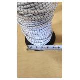 White and Black Braided Rope on Spool - Approx. 1/4" thick rope