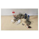 USA Made 550 Cord Military Style, Nylon 10 Spool, and Assorted Ropes and Cords