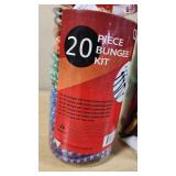 20 Piece Bungee Kit and 14 Piece Assorted Bungee Cord Set