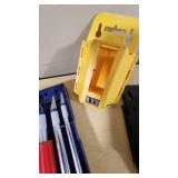 Lot of Hand Tools Including Stanley Scraper, Scissors, Utility Knives, and Putty Knives