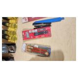 Hand Tools and Accessories including Stanley Block Planes, Chisels, Blades, and Hole Saws