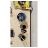 Hand Tools and Accessories including Stanley Block Planes, Chisels, Blades, and Hole Saws