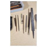 Assorted Hand Tools Including Punches, Files
