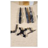 Assorted Drill Bits and Accessories including Titanium Drill Bits, HSS Twist Drills, and Drill Keys