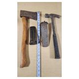 Estwing Hammer, Vintage Hatchet, Wedges