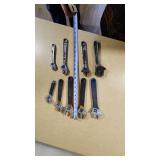 Adjustable Wrenches Various Sizes and Brands