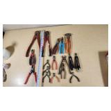 Various Pliers and Bolt Cutters