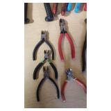 Various Pliers and Bolt Cutters