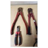 Various Pliers and Bolt Cutters