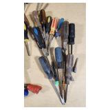 Various Screwdrivers and Hand Tools including Mixed Brands and Styles