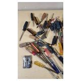 Various Screwdrivers and Hand Tools including Mixed Brands and Styles