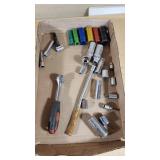 Socket Set, Torque Wrench, and Assorted Sockets