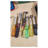 Mixed Hand Tools and Socket Sets including Screwdrivers and Wrench Sets