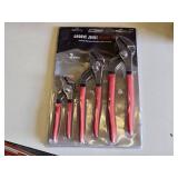 Tool Shop Groove Joint Pliers Set including 6", 10", and 12" Pliers