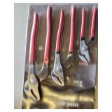 Tool Shop Groove Joint Pliers Set including 6", 10", and 12" Pliers