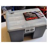 Plano StowAway Organizer Box with Assorted Hardware variety of screws, bolts, nuts, washers, anchors