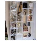 Plano Storage Organizer with Dividers, Screws, Washers, and Fuses