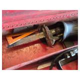 Hyper Tough Reciprocating Saw with Accessories in Metal Case
