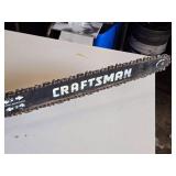 Craftsman Turbo Air Cleaning 18-Inch Chainsaw - Has compression