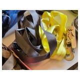 Lot of Tie-Down Straps and Ratchet Straps - In Various States of Use