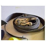 Lot of Tie-Down Straps and Ratchet Straps - In Various States of Use