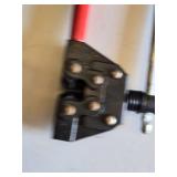 Chain Breaker Tool with Red Handle and Adjustable Screw