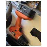 Ryobi Tool Bag, Black & Decker Drill, Blower, and Accessories