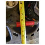 Rubbermaid Utility Cart with Drawer and Cabinet - Cracked Drawer, Difficult to pull out