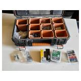 Ridgid Organizer with Assorted Screws, Anchors, and Fasteners