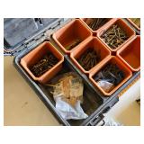 Ridgid Organizer with Assorted Screws, Anchors, and Fasteners