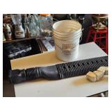 StealthFlow Downspout Extension Kit with Different Sized Connectors and Elbows