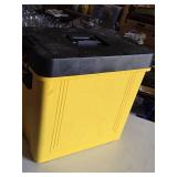 Stanley Contico Portable Work Box and Accessories including Blind Spot Mirror and License Plate, Wheel Chock