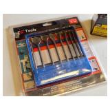 TG Tools Spade Bit Set and Tool Shop Power Nut Driver Set