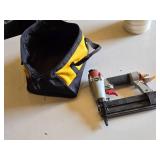 Central Pneumatic 18 Gauge 2-in-1 Air Nailer/Stapler with DeWalt Bag