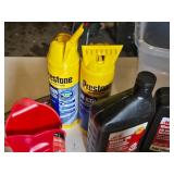 Automotive Fluids and Maintenance Supplies including Motor Oil, WD-40, and Brake Fluid - Partials