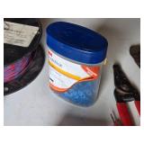 Electrical Tools and Supplies including Klein Tools Multimeter, Wire Strippers, and Cable Ties