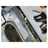 Lot of Heavy-Duty Staple Guns Including PowerShot and Bostitch Models, Assorted Staplers - Hammer Stapler Missing Slide and One of the others is as well