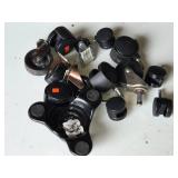 Lot of Casters and Wheels Including Swivel, Fixed, and Dual Wheel Types