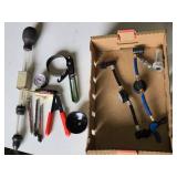 Automotive Testing Tools and Accessories including Brake Bleeder and Vacuum Pump Kit, Coolant Tester, Oil Filter Wrench and Accessories