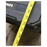 Hart Rolling Tool Box with Tools and Accessories including Nylon Locknut Assortment, Drill Bits, and Safety Helmets