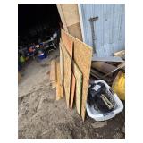 OSB and Plywood Sheets with Dimensional Lumber