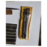 Lot of Hand Tools Including Chisels, Knife Sharpening Kit, and Files