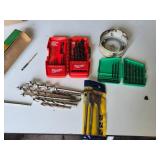 Milwaukee Drill Bits, Irwin Spade Bits, Auger Bits, and Hole Saws - Sets are missing bits